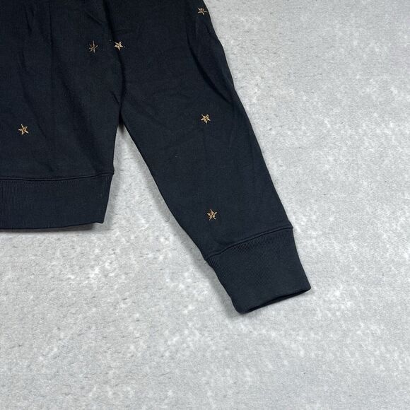 Rails Sweater Womens Small Black Ramona Star Embroidered Pullover Long Sleeve - Picture 4 of 11